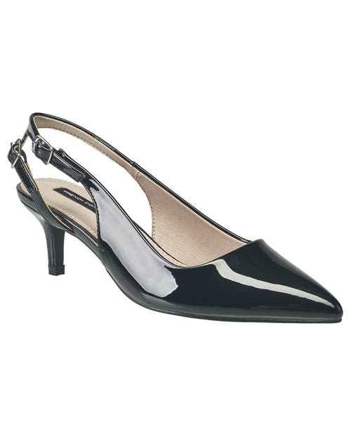 French Connection Women's Vichy Double Strap Slingback In Black