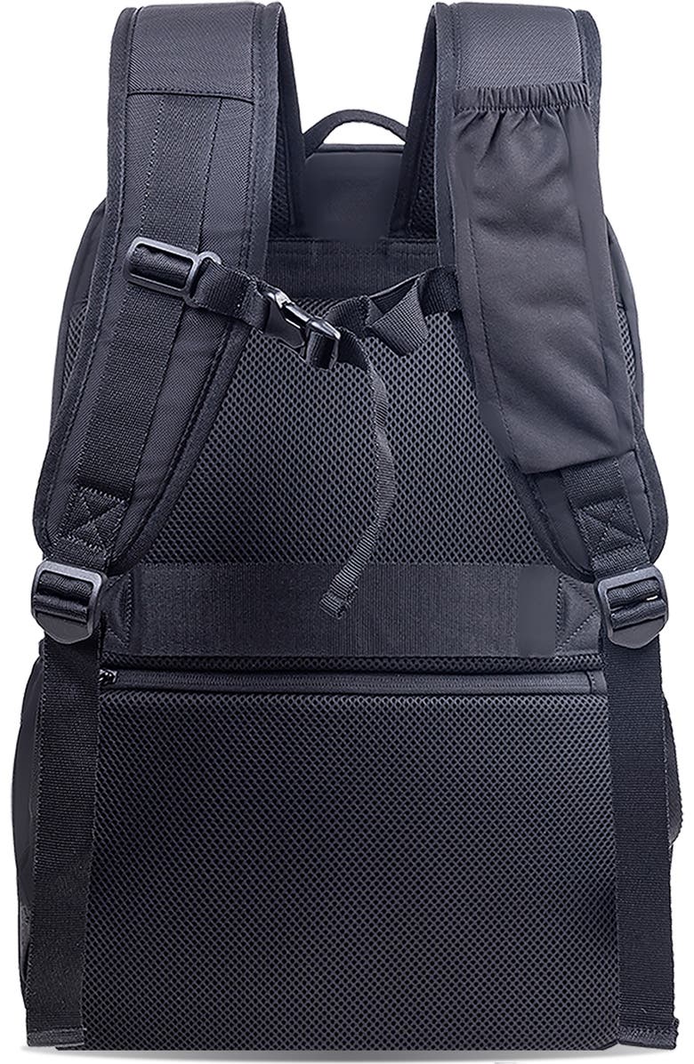 J World Allan Multi-Functional Laptop Backpack, Alternate, color, Black