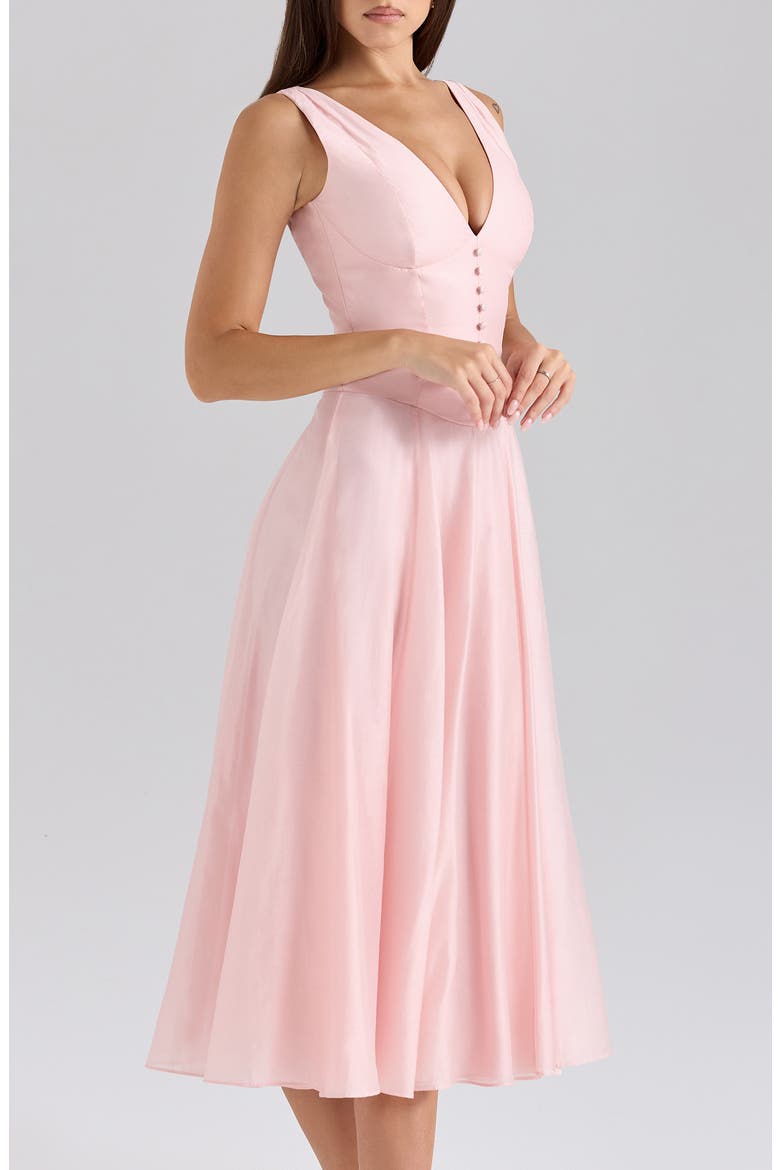 Samira Midi Dress, Alternate, color, PINK