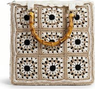 Solomon & Sage Multi Granny Square Handmade Crochet Bag