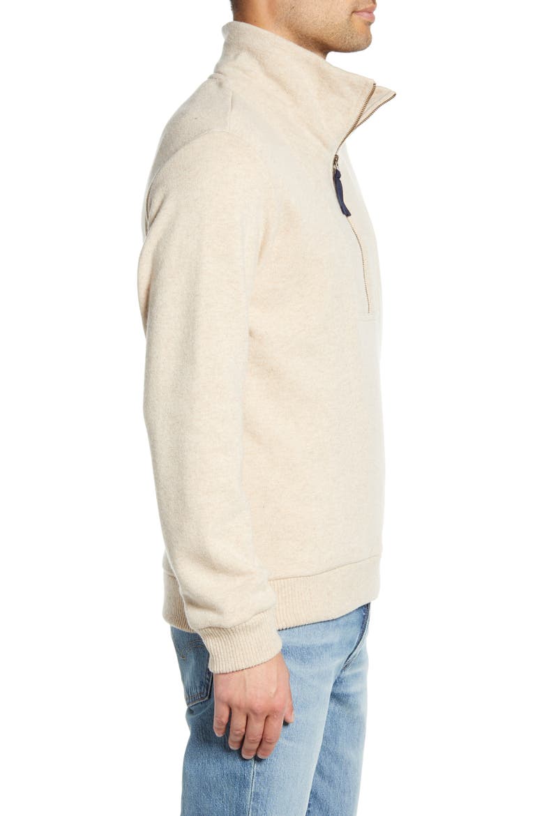 Woolie Fleece Pullover, Alternate, color, OATMEAL HEATHER