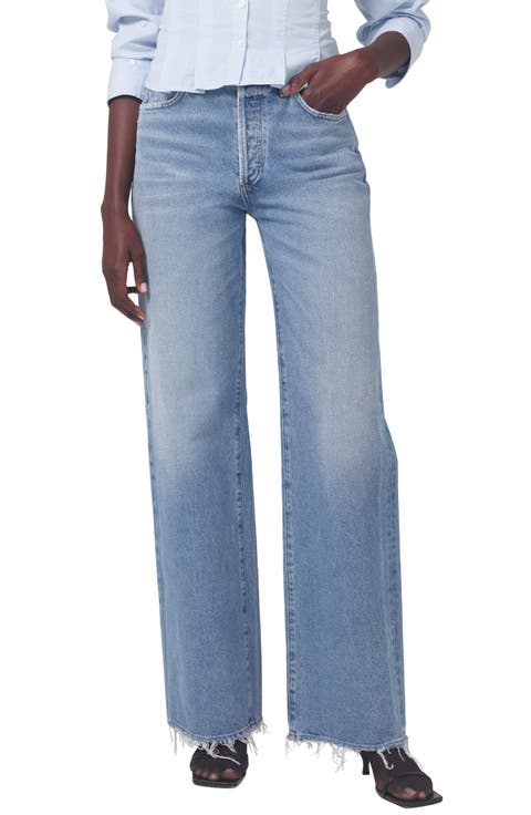 Annina High Waist Cotton Trouser Jeans (Crescent)