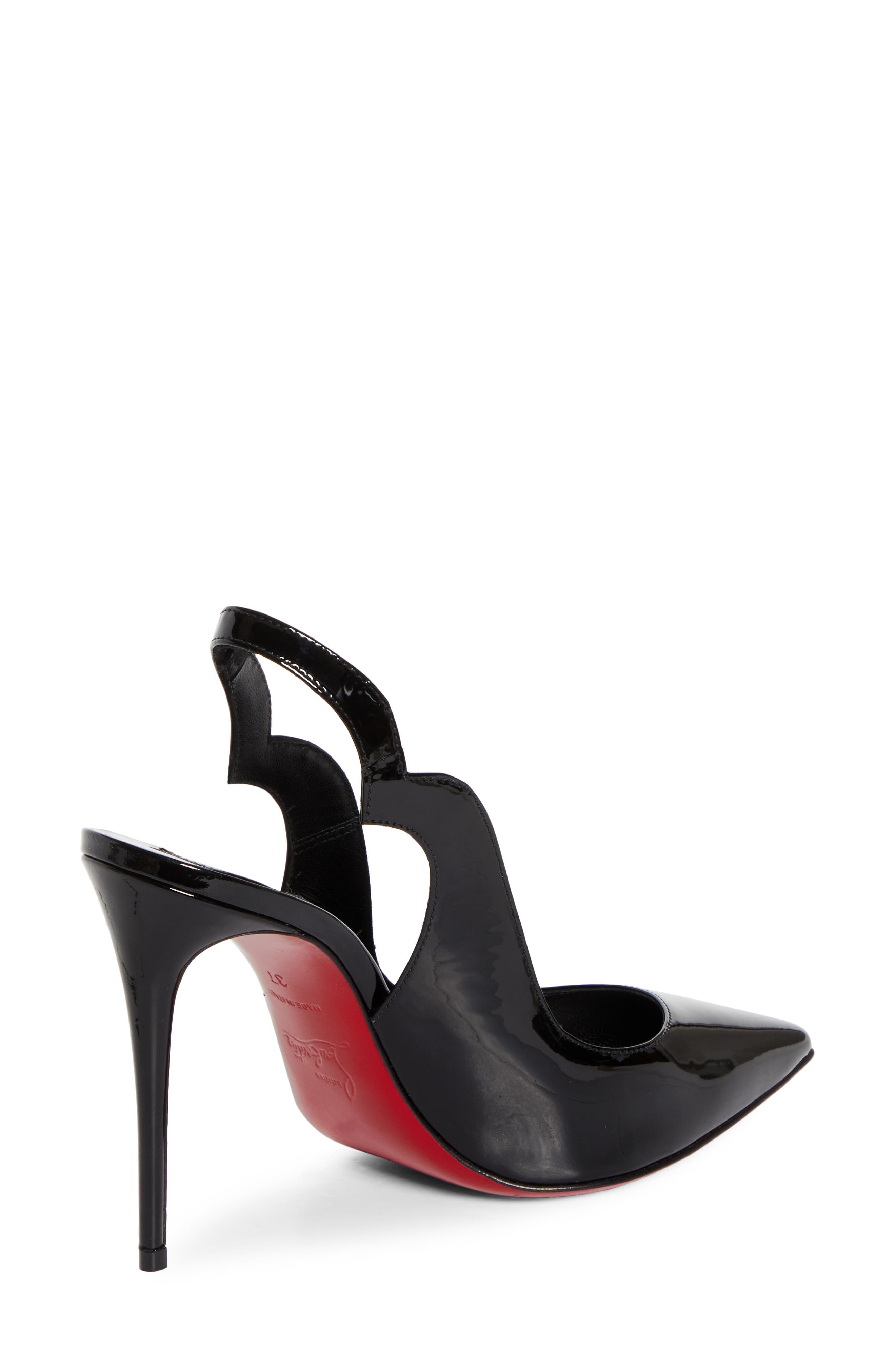 Christian Louboutin Hot Chick Pointed Toe Slingback Pump, Alternate, color, 