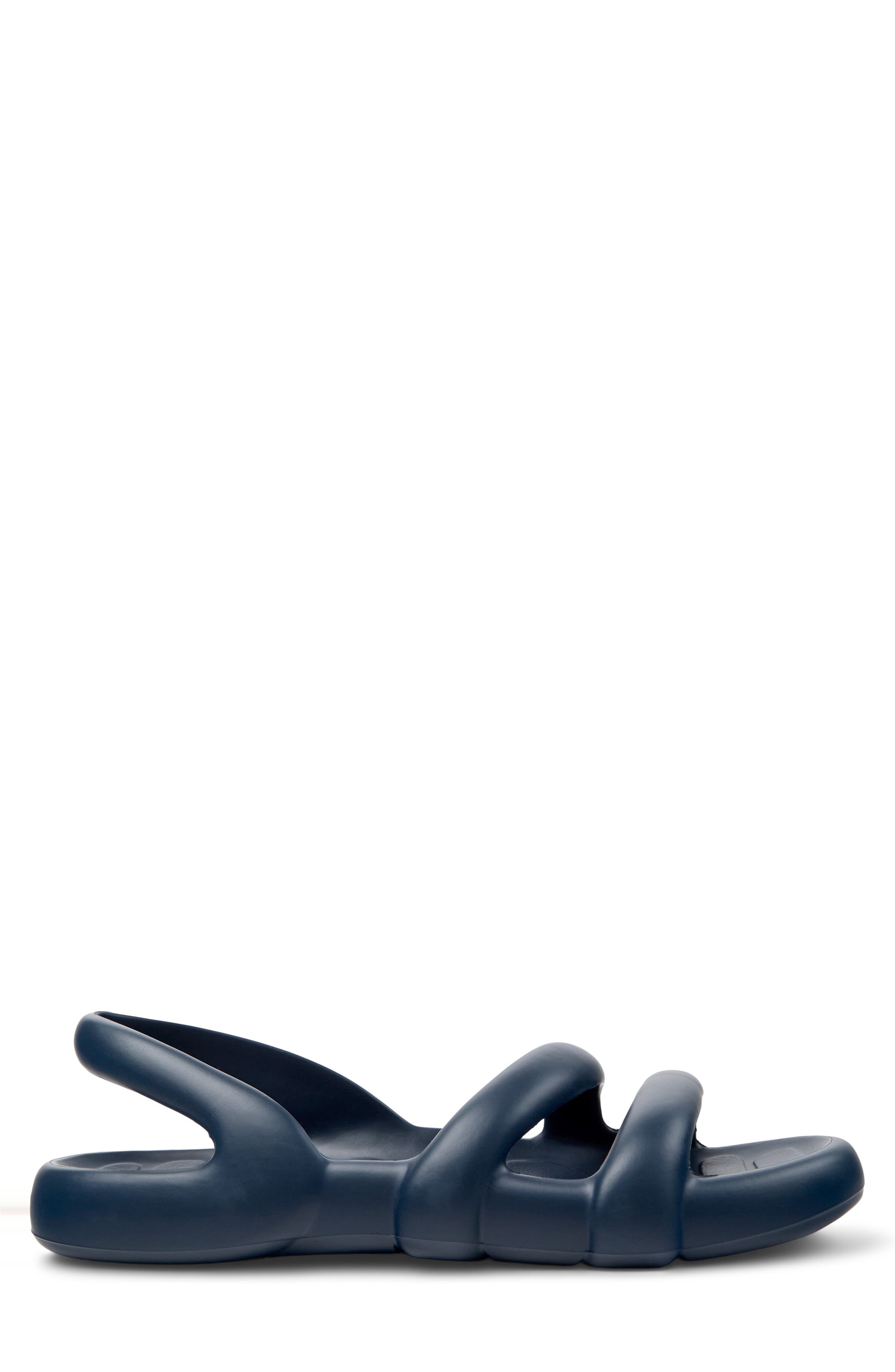 Camper Kobarah Flat Slingback Sandal, Alternate, color, Navy
