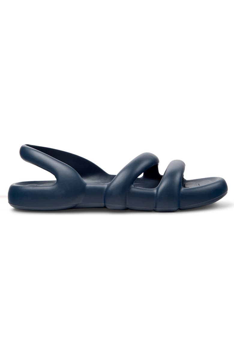Camper Kobarah Flat Slingback Sandal, Alternate, color, Navy