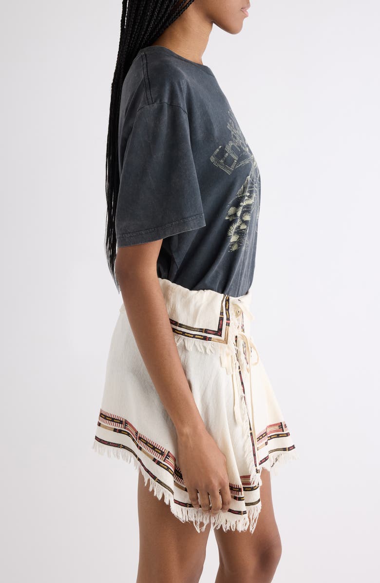 Isabel Marant Zewel Graphic T-Shirt, Alternate, color, Faded Black