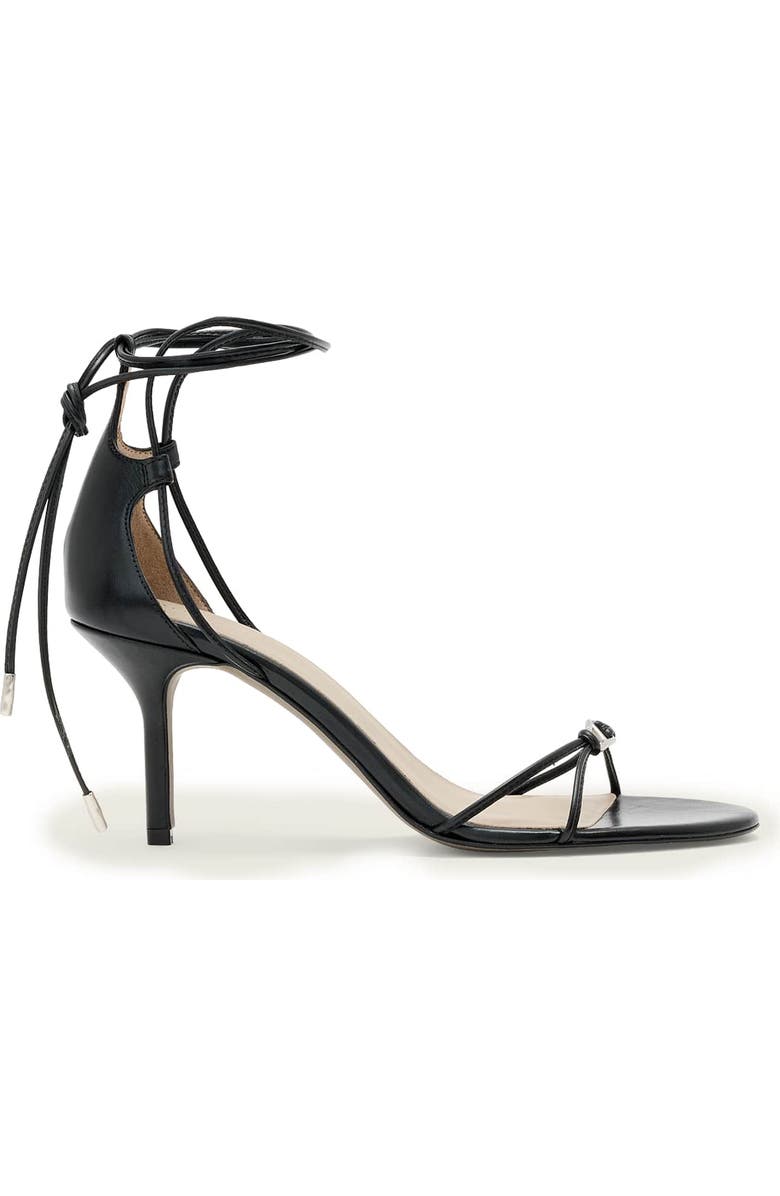 AllSaints Ali Ankle Wrap Sandal, Alternate, color, Black