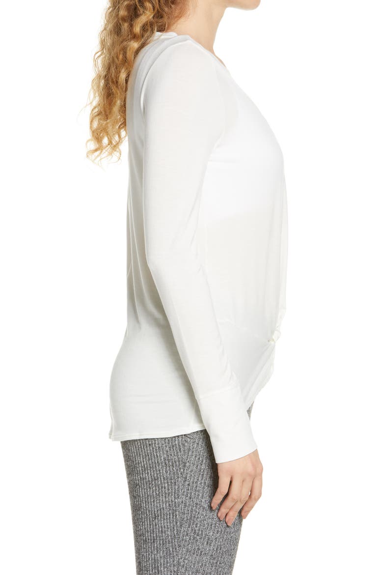 Peaceful Soft Twist T-Shirt, Alternate, color, IVORY CLOUD