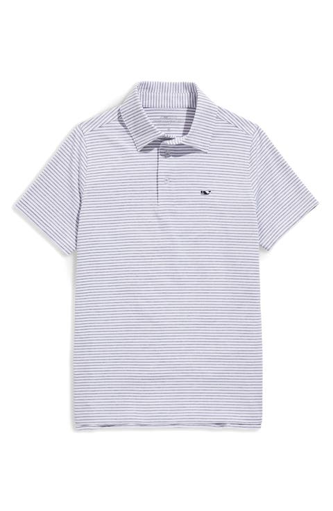 Kids' Bradley Stripe Stretch Polo (Big Kid)