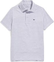 vineyard vines Kids' Bradley Stripe Stretch Polo