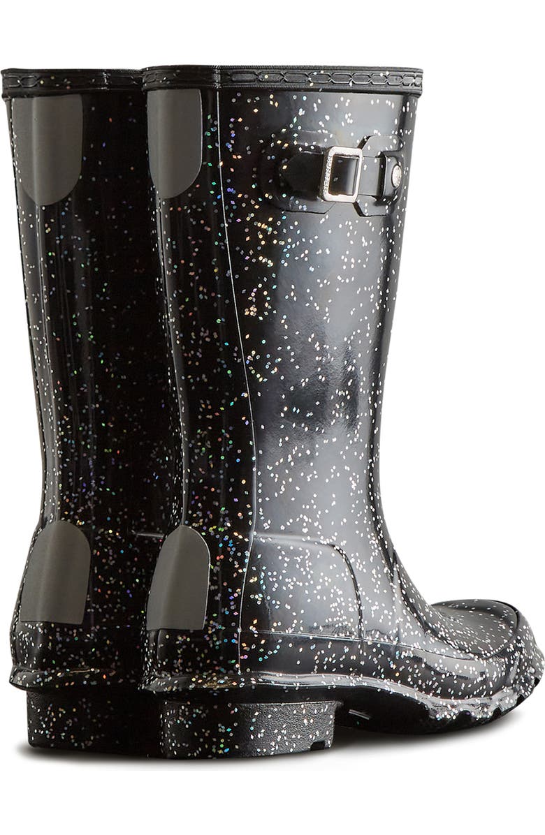 Hunter Kids' Original Giant Glitter Waterproof Rain Boot, Alternate, color,