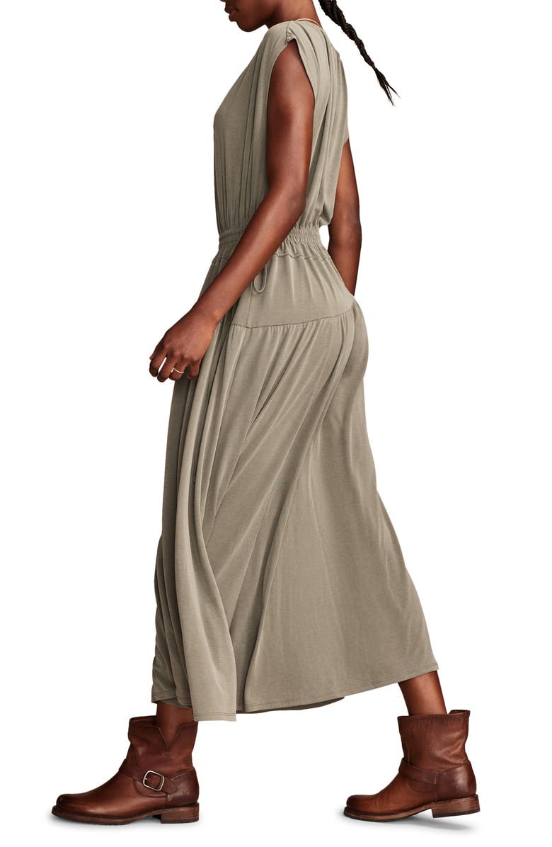 Lucky Brand Sandwash Ruched Midi Dress, Alternate, color, 