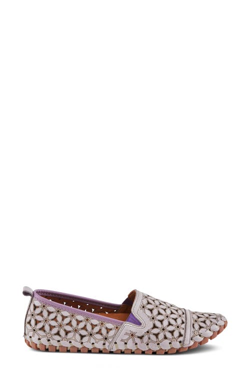 Spring Step Flowerflow Slide Sandal In Lavender