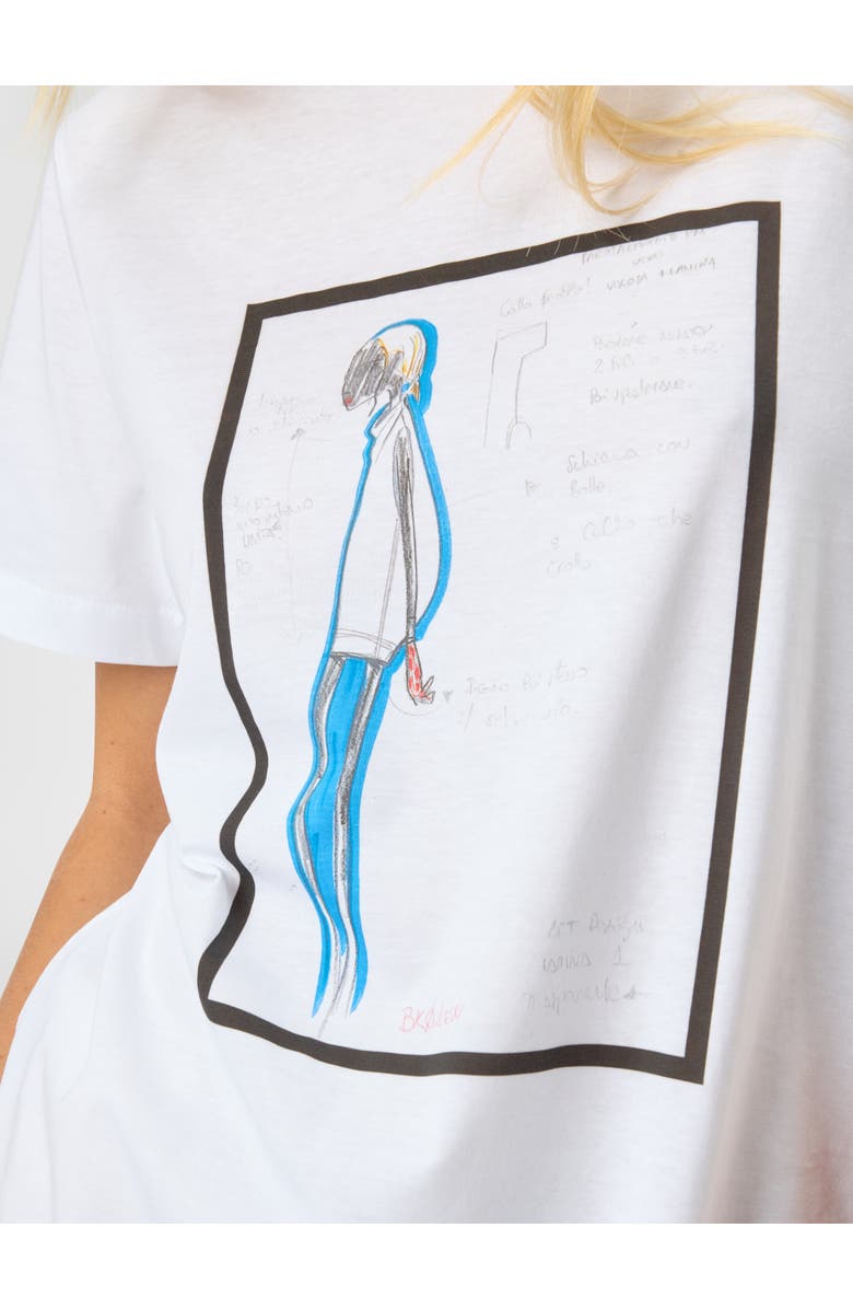 Missoni Printed Jersey T-shirt, Alternate, color, White