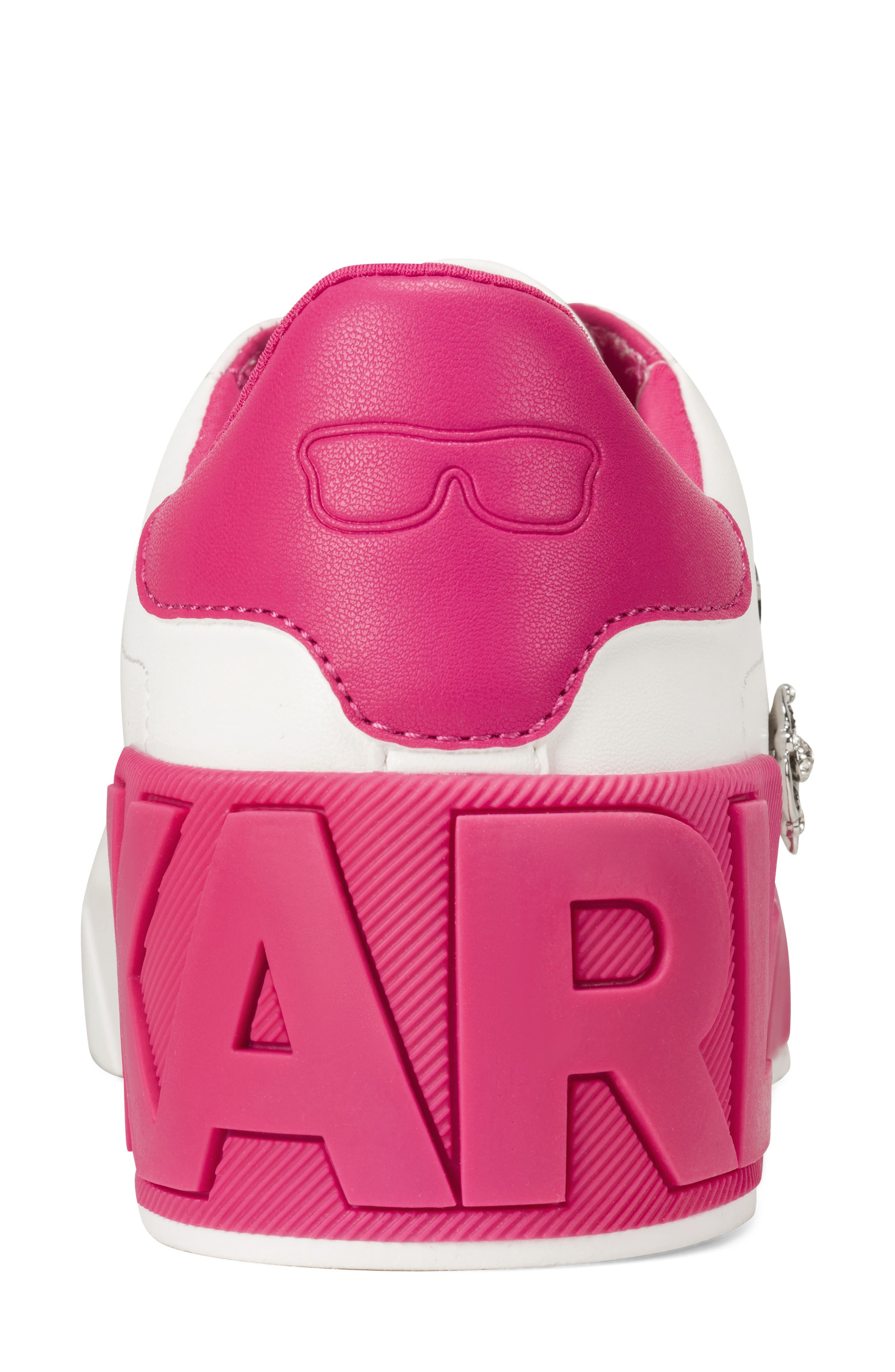 Maddisen Faux Leather Sneaker, Alternate, color, WHITE