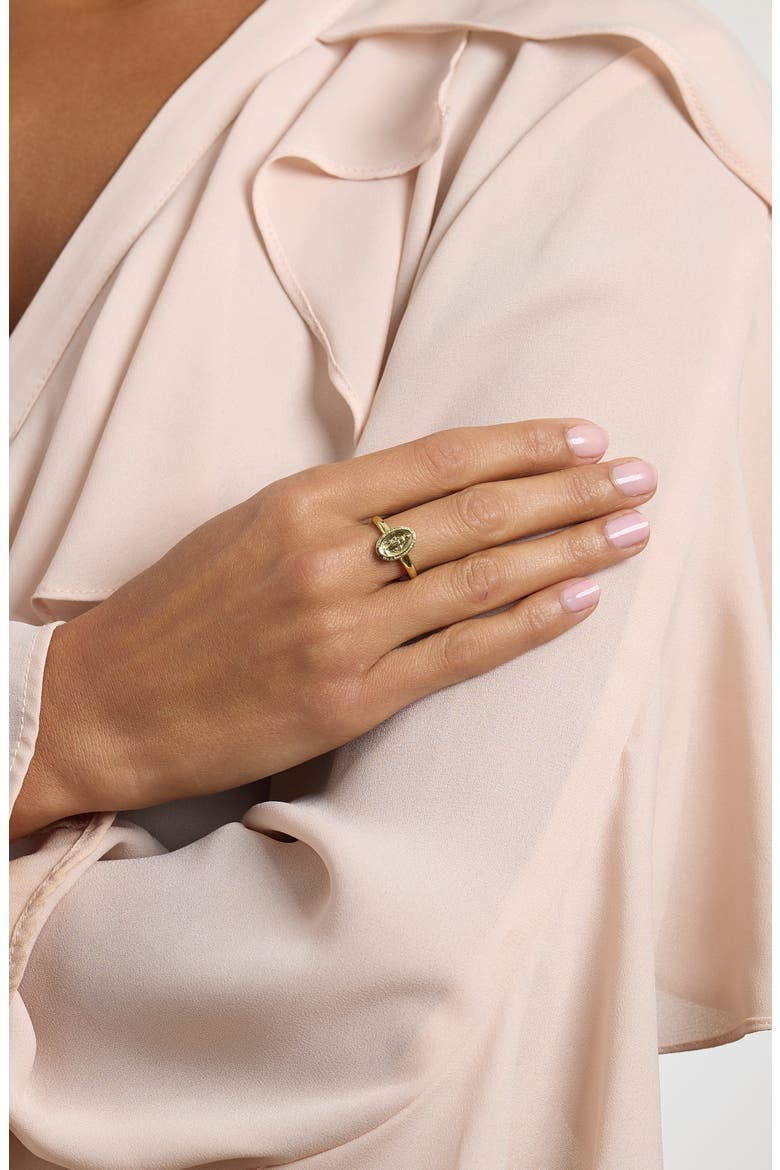 Mary Oval Medallion Ring, Alternate, color, GOLD