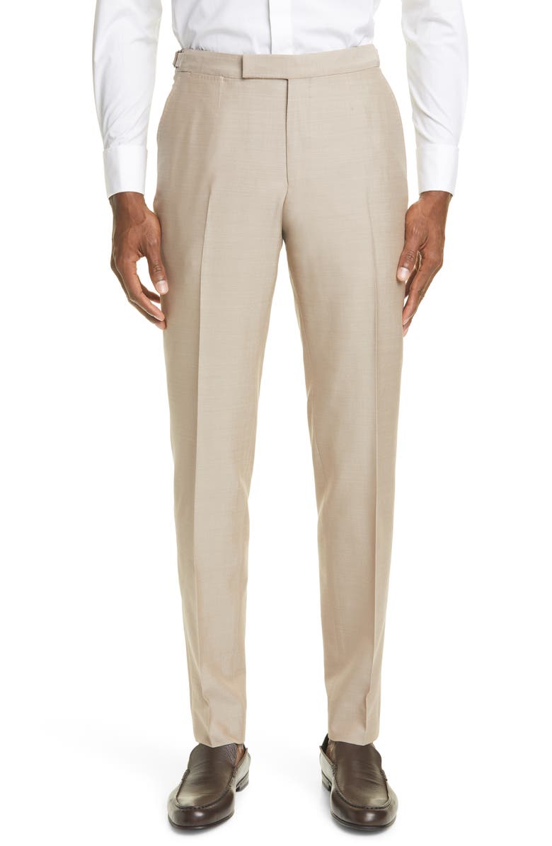 ZEGNA Ermenegildo Zegna Classic Fit Silk & Wool Suit, Alternate, color, 