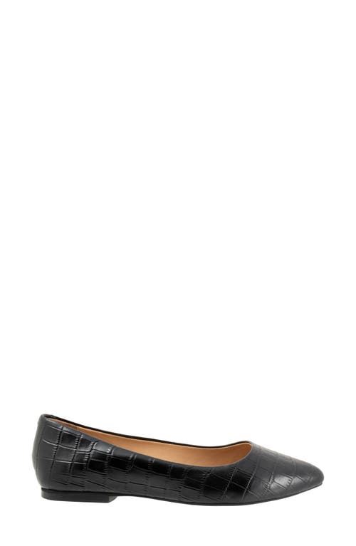 Trotters Estee Ballet Flat In Black