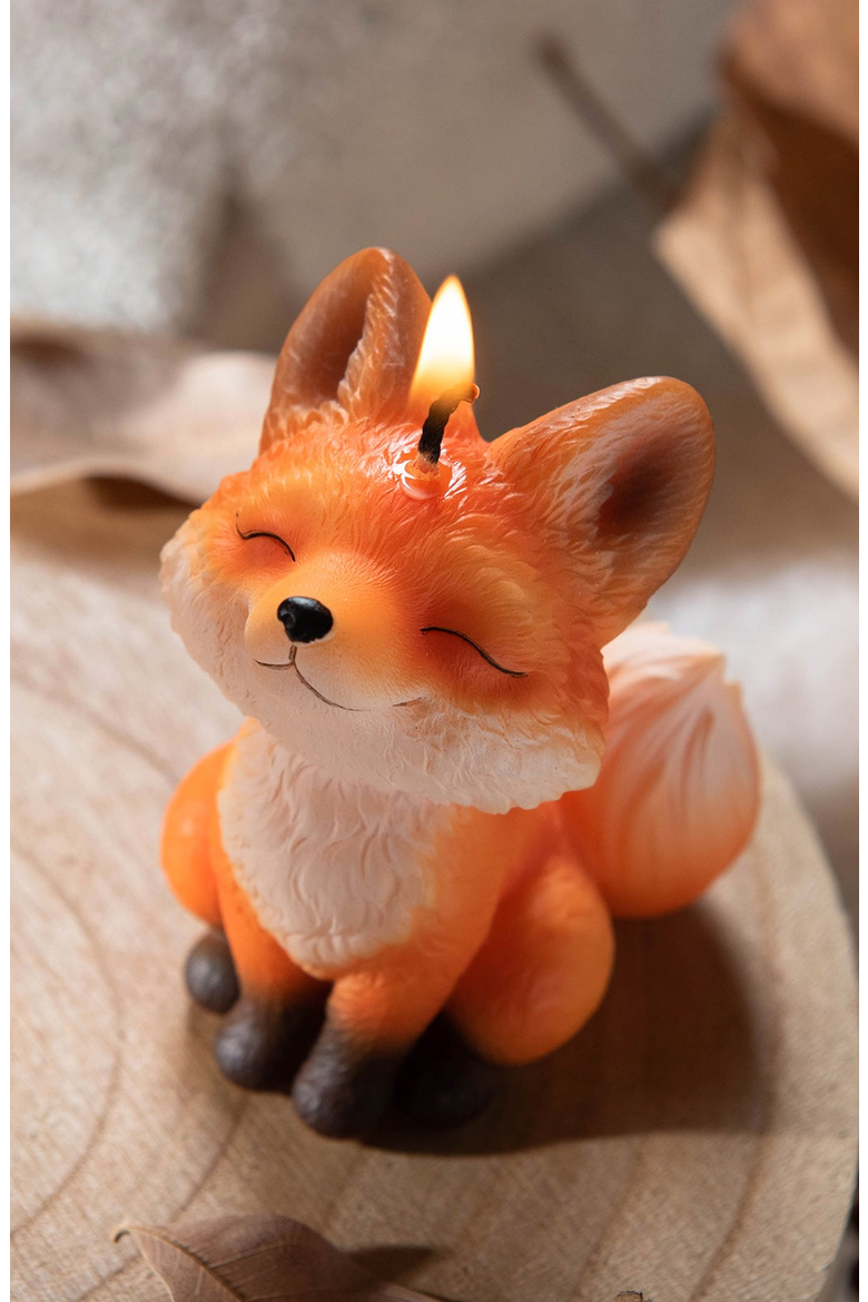 Fox Candle, Alternate, color, Orange