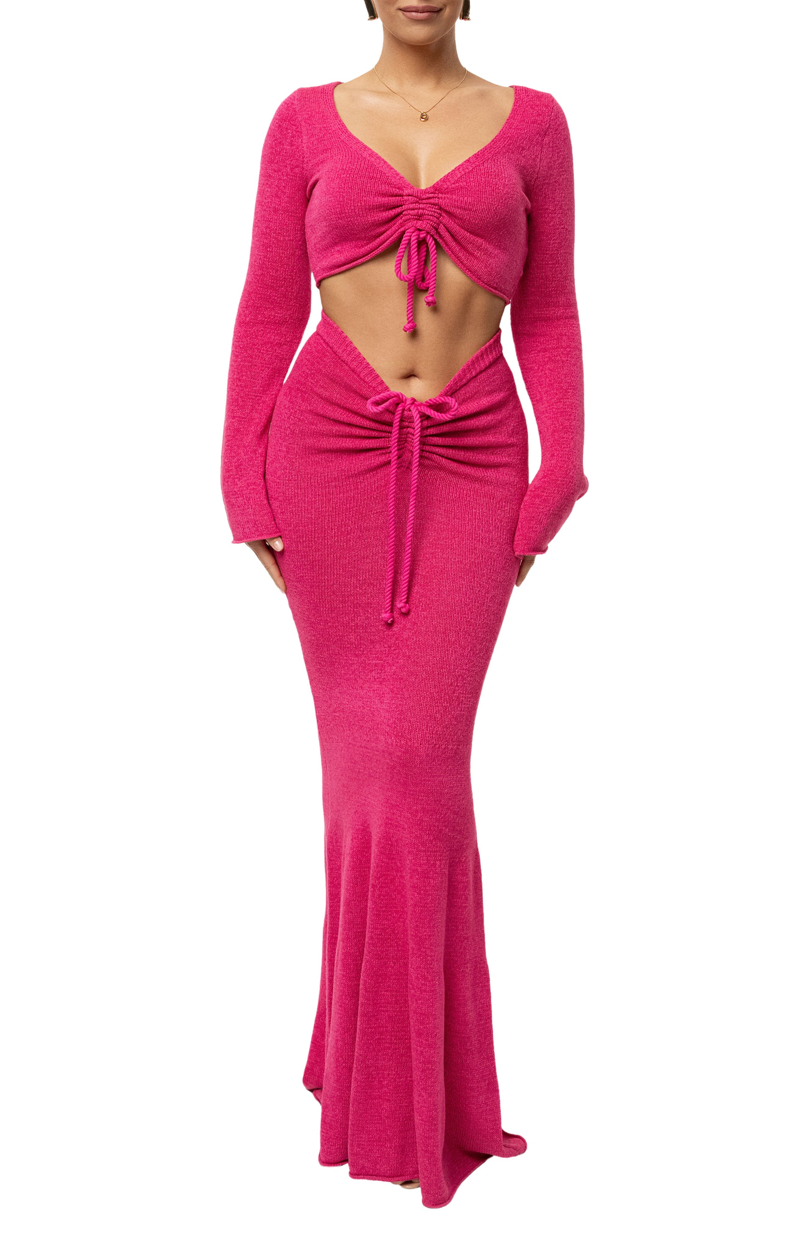 Resort Crop Top & Skirt - image 3