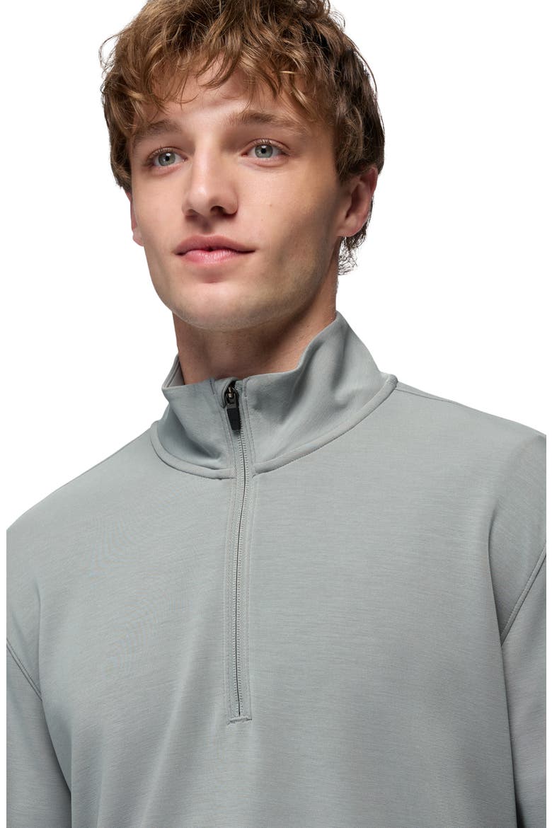 Shea Soft Quarter Zip Pullover, Alternate, color, STERLING