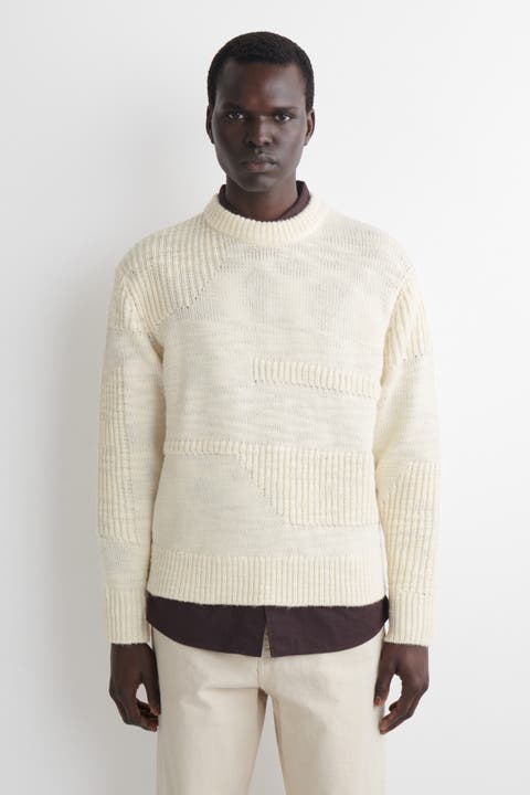 Ladder-stitch Wool Jumper