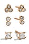 selected Goldtone Plate/ Cubic Zirconia