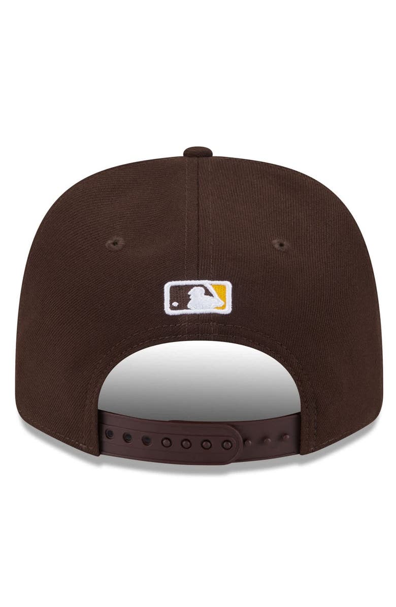 New Era Men's New Era Brown San Diego Padres 2025 MLB Postseason Side Patch 9SEVENTY Adjustable Hat, Alternate, color, 
