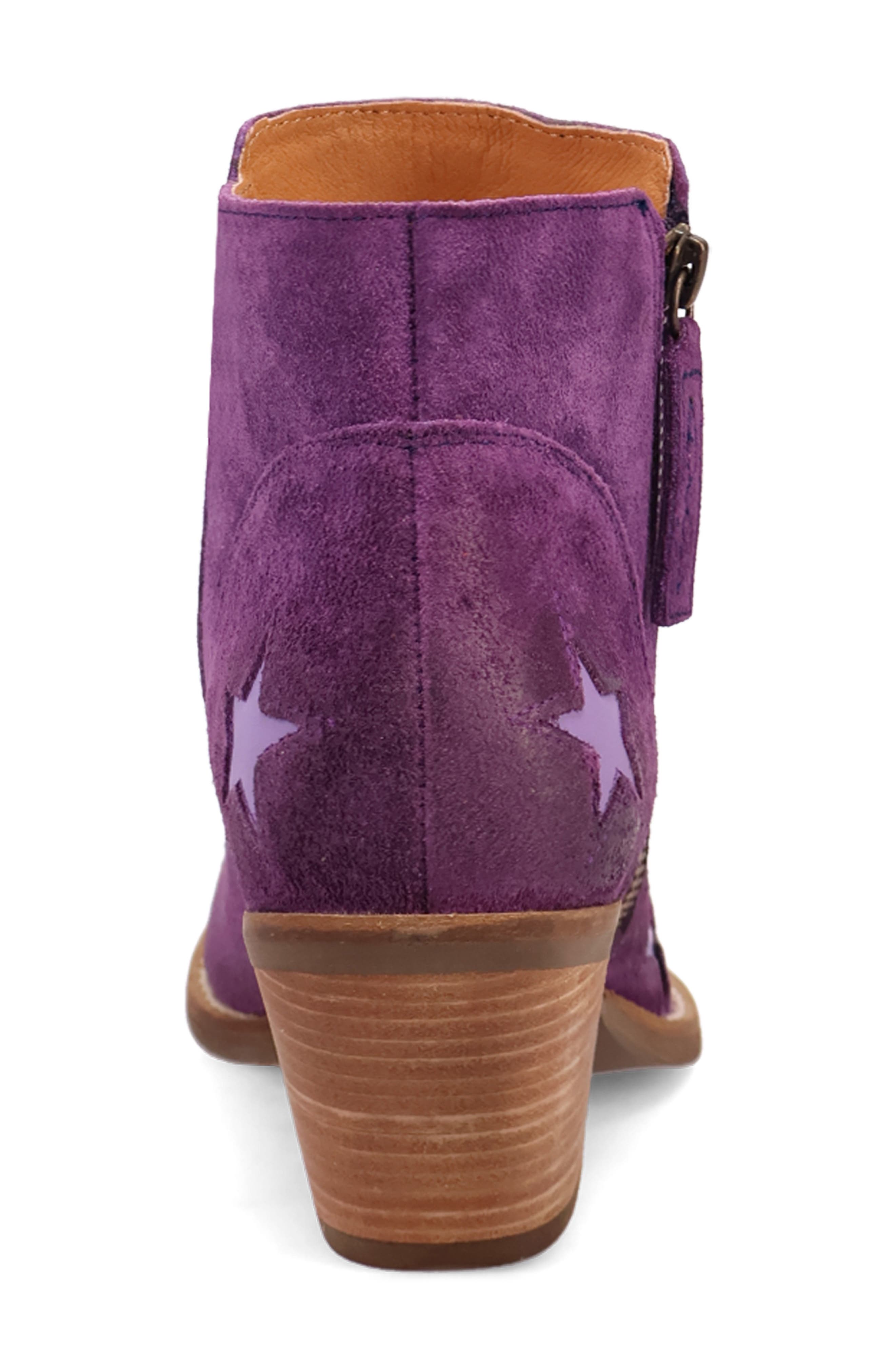 Little Star Western Boot, Alternate, color, PURPLE