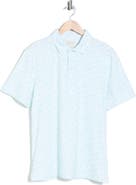 Bugatchi OoohCotton® Floral Stretch Cotton Knit Polo