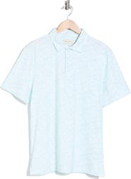 Bugatchi OoohCotton® Floral Stretch Cotton Knit Polo