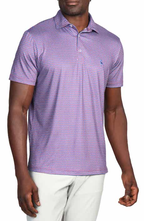 TailorByrd Football Print Performance Polo
