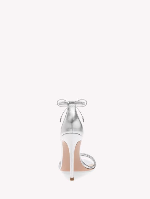 Gianvito Rossi Montecarlo 105 Crystal-embellished Sandals In Silver
