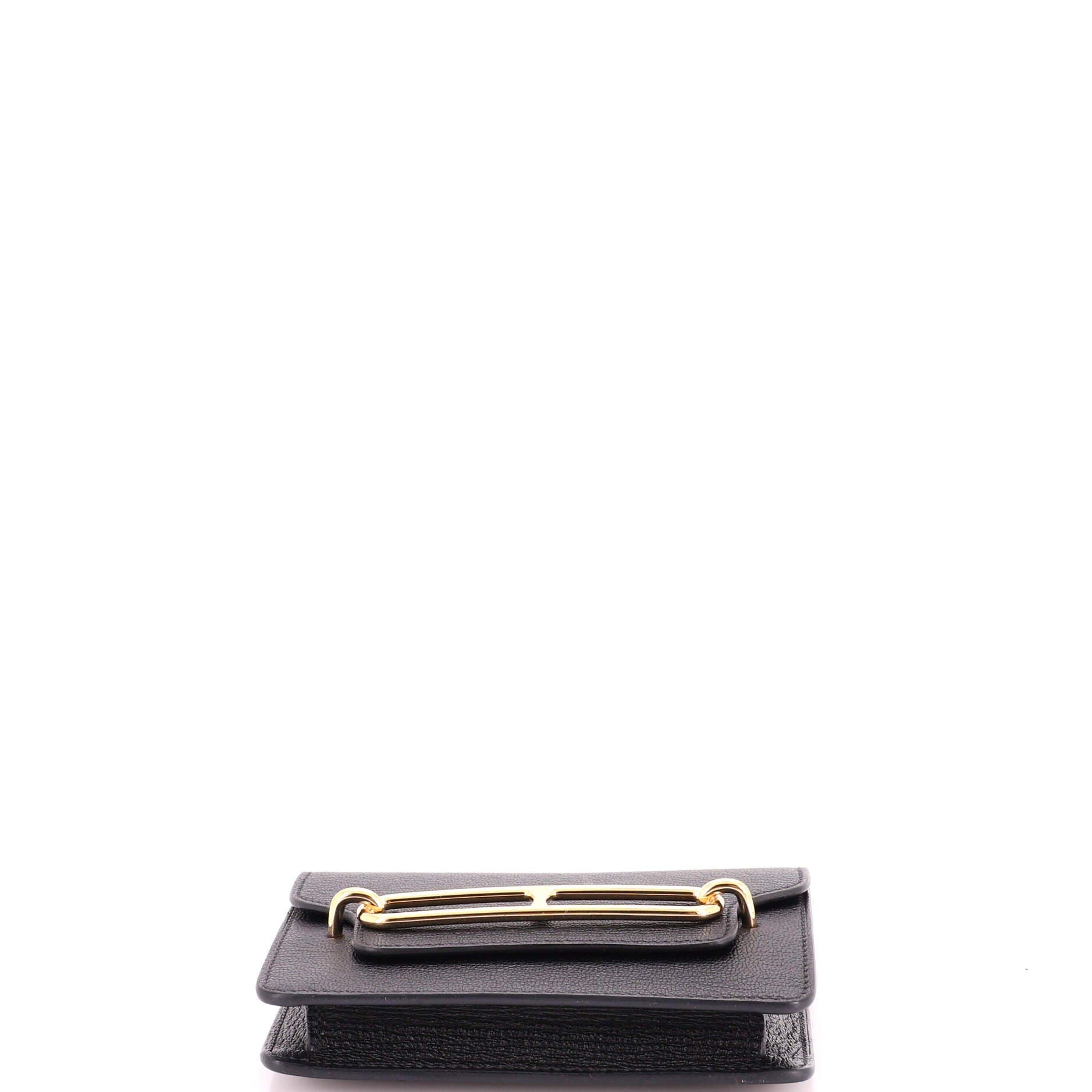 Roulis Slim Wallet Chevre Mysore, Alternate, color, Black