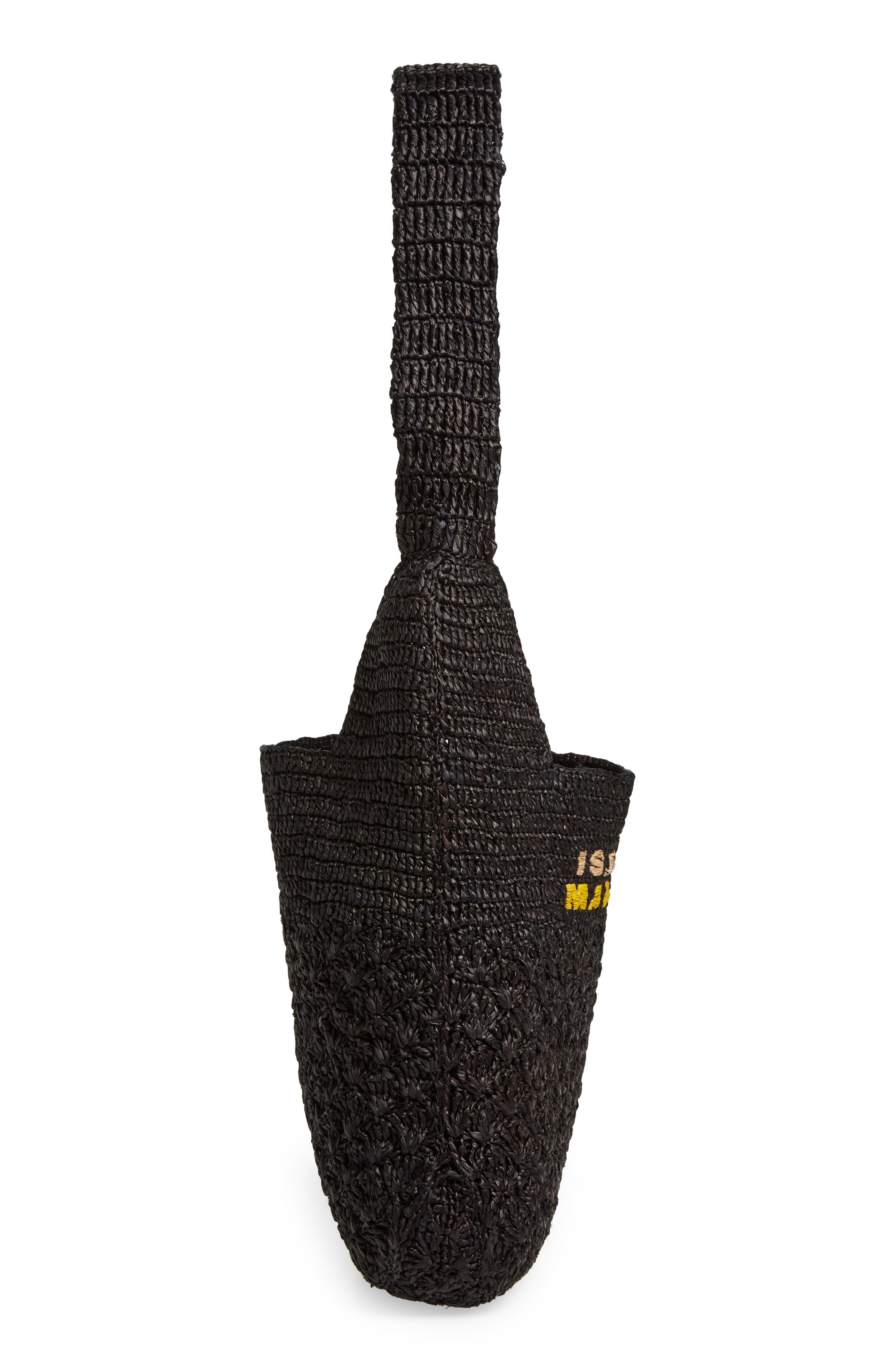 Isabel Marant Small Praia Raffia Tote, Alternate, color, 