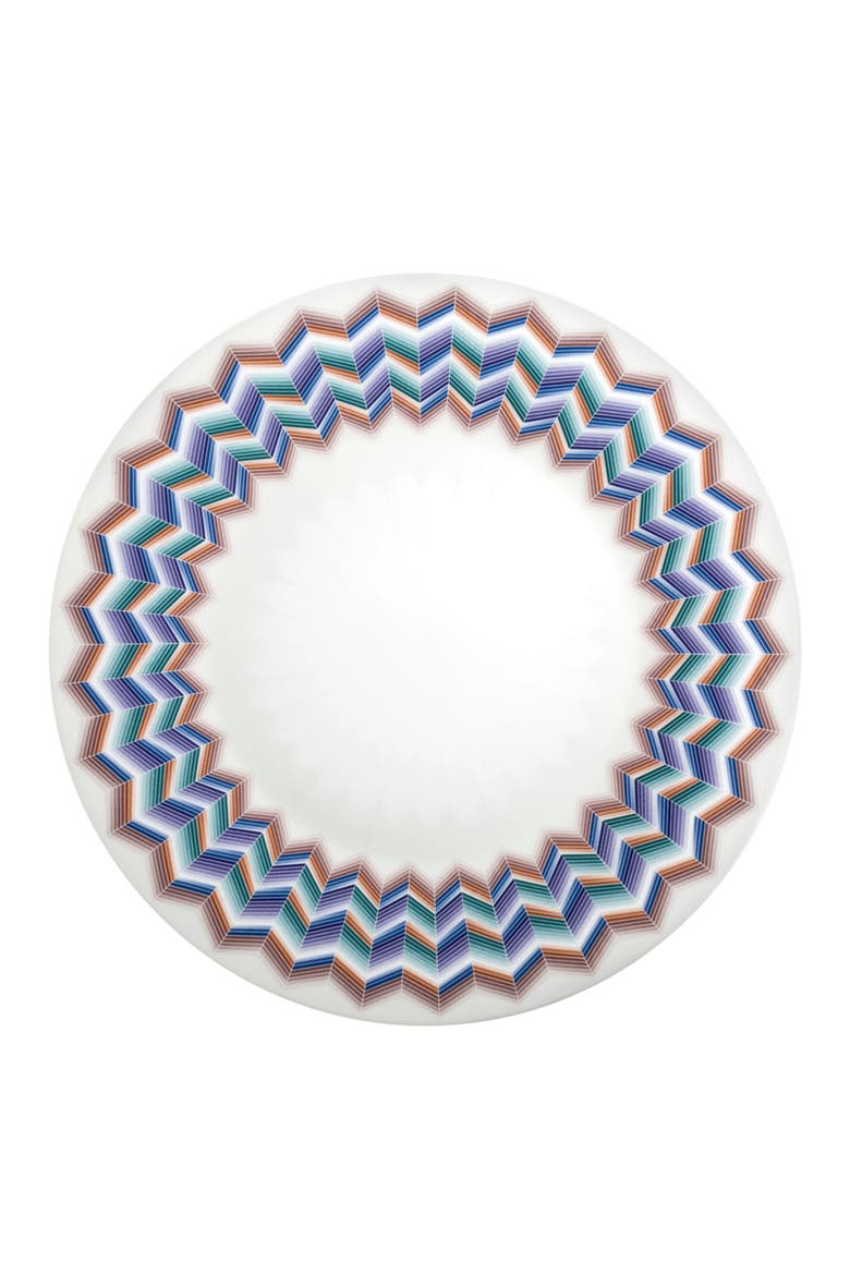 Charger Plate ZIG ZAG  Jarris 148 diam. 12.5", Main, color, Multicolor