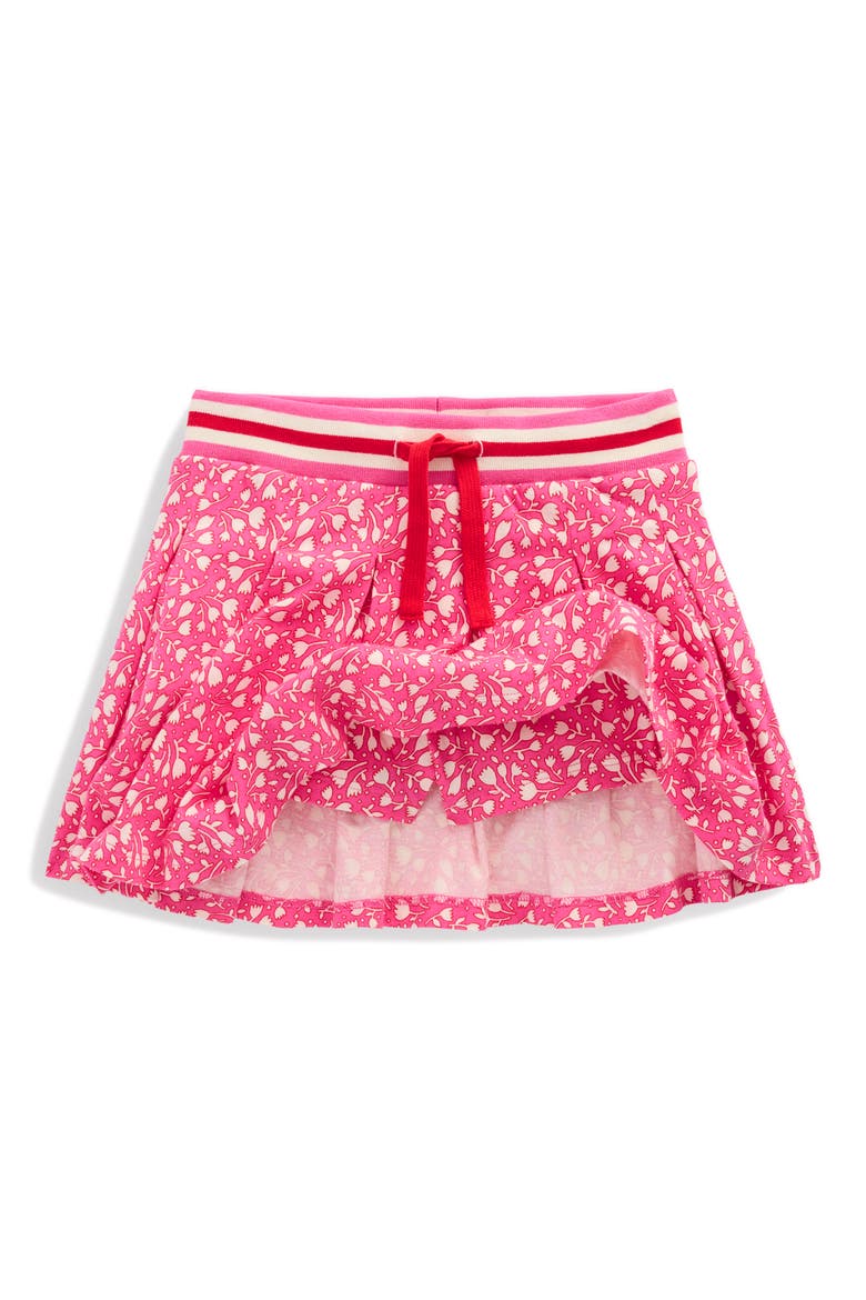 Kids' Tulip Pleated Cotton Skort, Alternate, color, PINK TINY TULIP