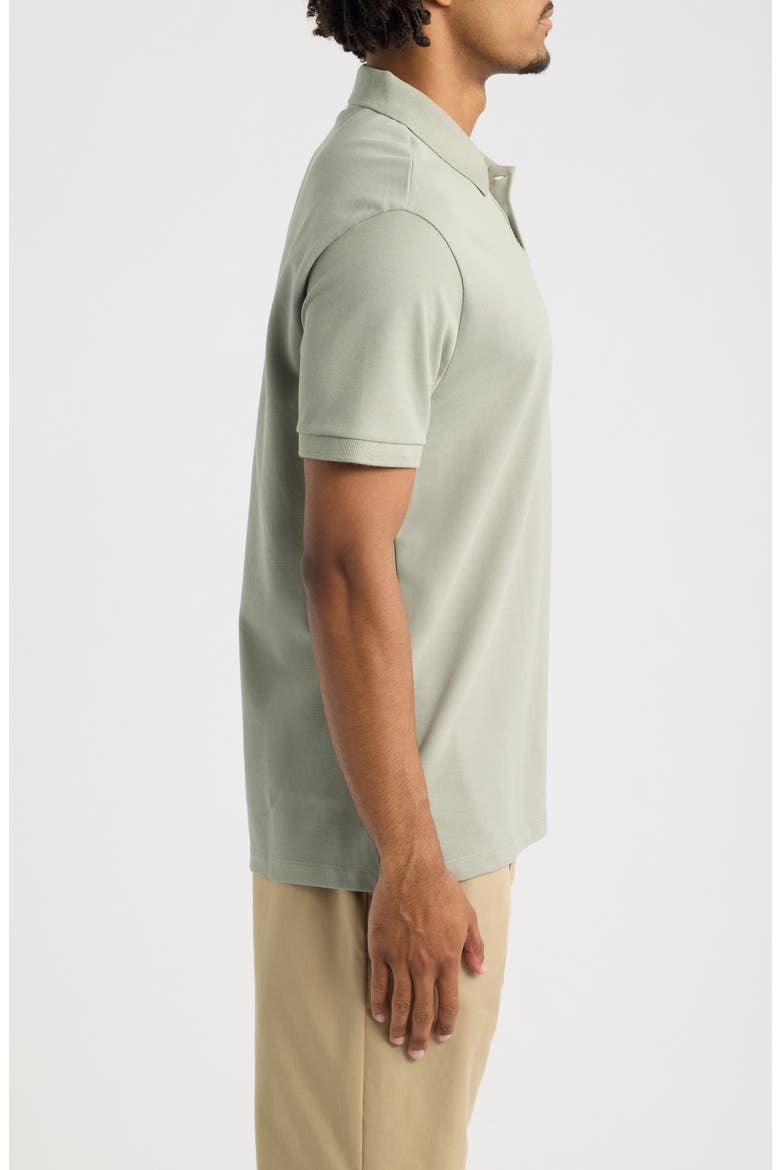Solid Cotton Polo, Alternate, color, SHADOW