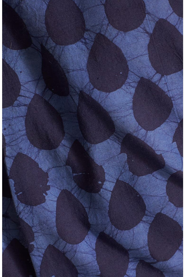 Piece & Co. and Diane von Furstenberg 'Jadrian' Cotton Wrap Dress (Nordstrom Exclusive), Alternate, color, PIECE BATIK BLUE