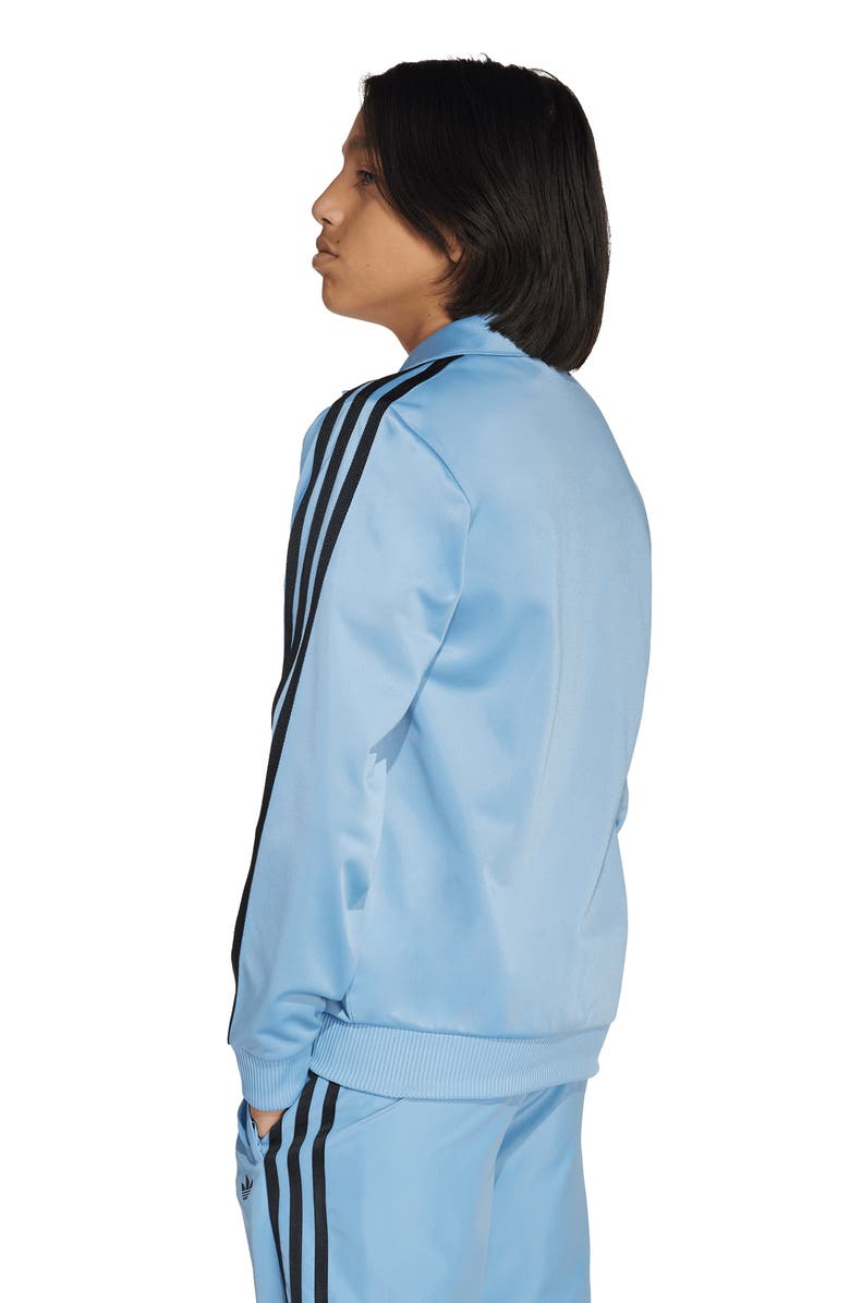 adidas Kids' Firebird Recycled Polyester Track Jacket, Alternate, color, Ash Blue