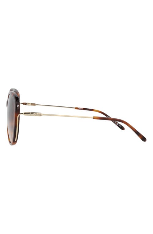 Chloé 59mm Square Gradient Sunglasses In Brown
