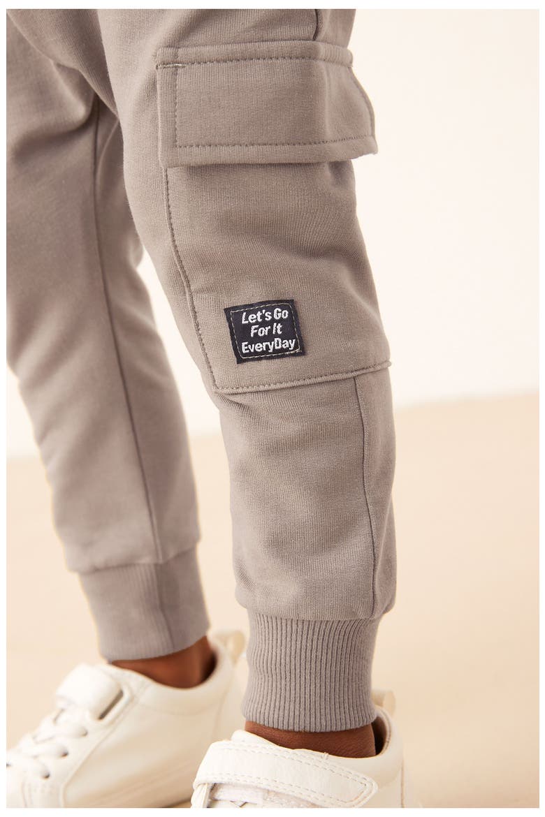 Kids' Stretch Cotton Utility Skinny Joggers, Alternate, color, GREY