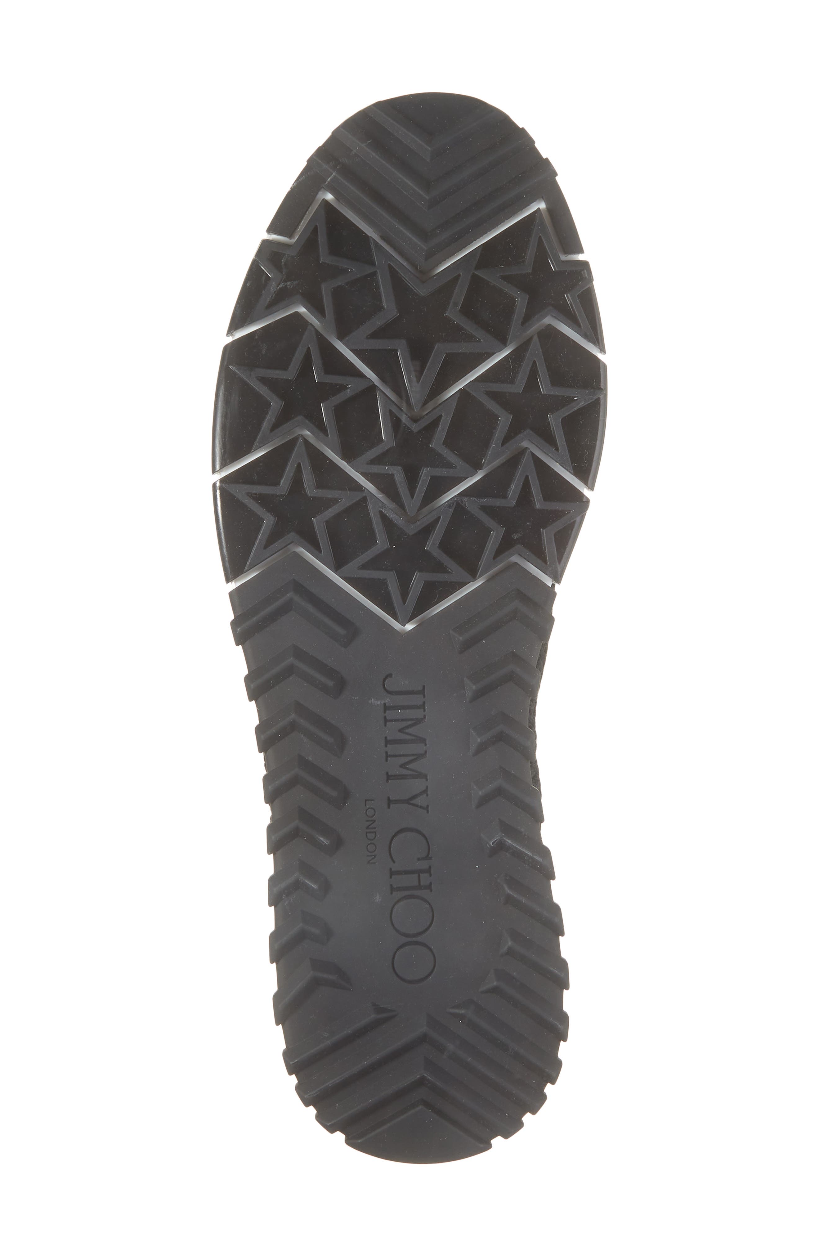 Jimmy Choo Veles Faux Pearl Knit Sneaker, Alternate, color, Black Mix