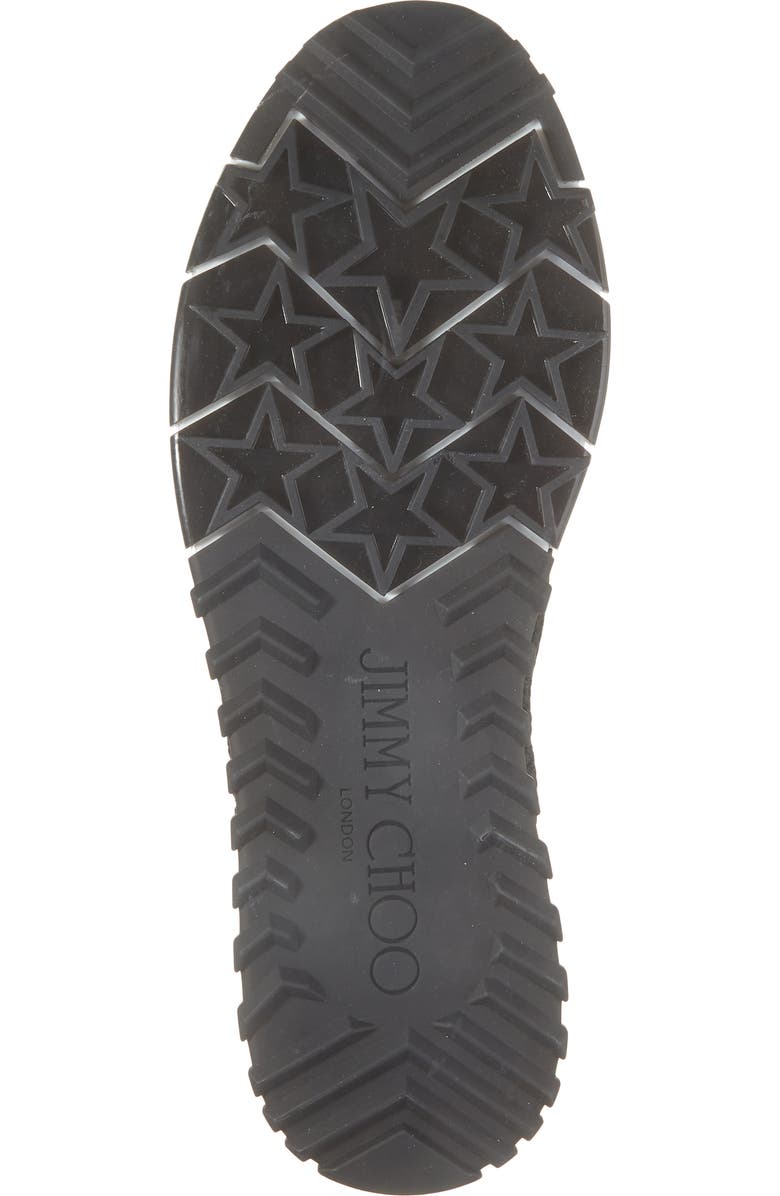 Jimmy Choo Veles Faux Pearl Knit Sneaker, Alternate, color, Black Mix