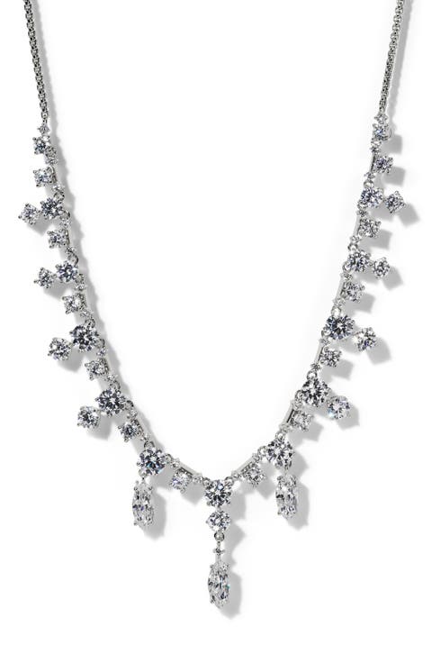 Everleigh Cubic Zirconia Frontal Necklace