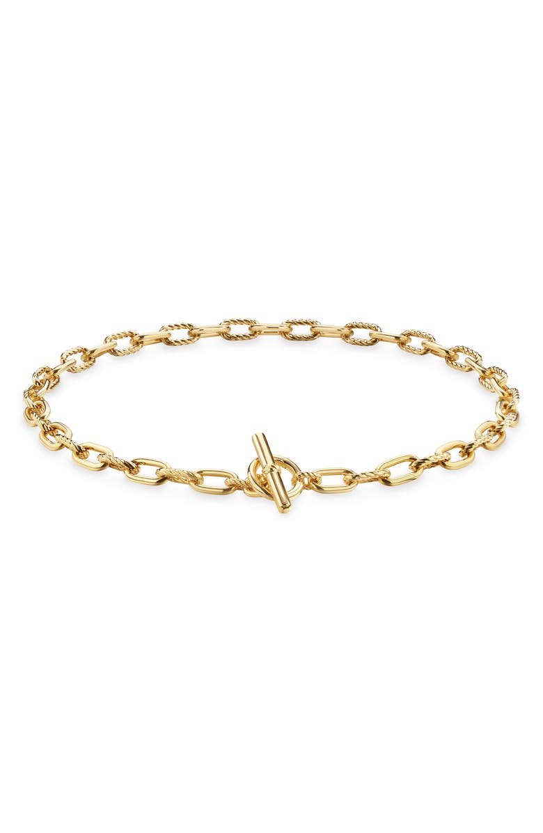 David Yurman Madison<sup>®</sup> Toggle Chain Necklace, Alternate, color, 18K Gold