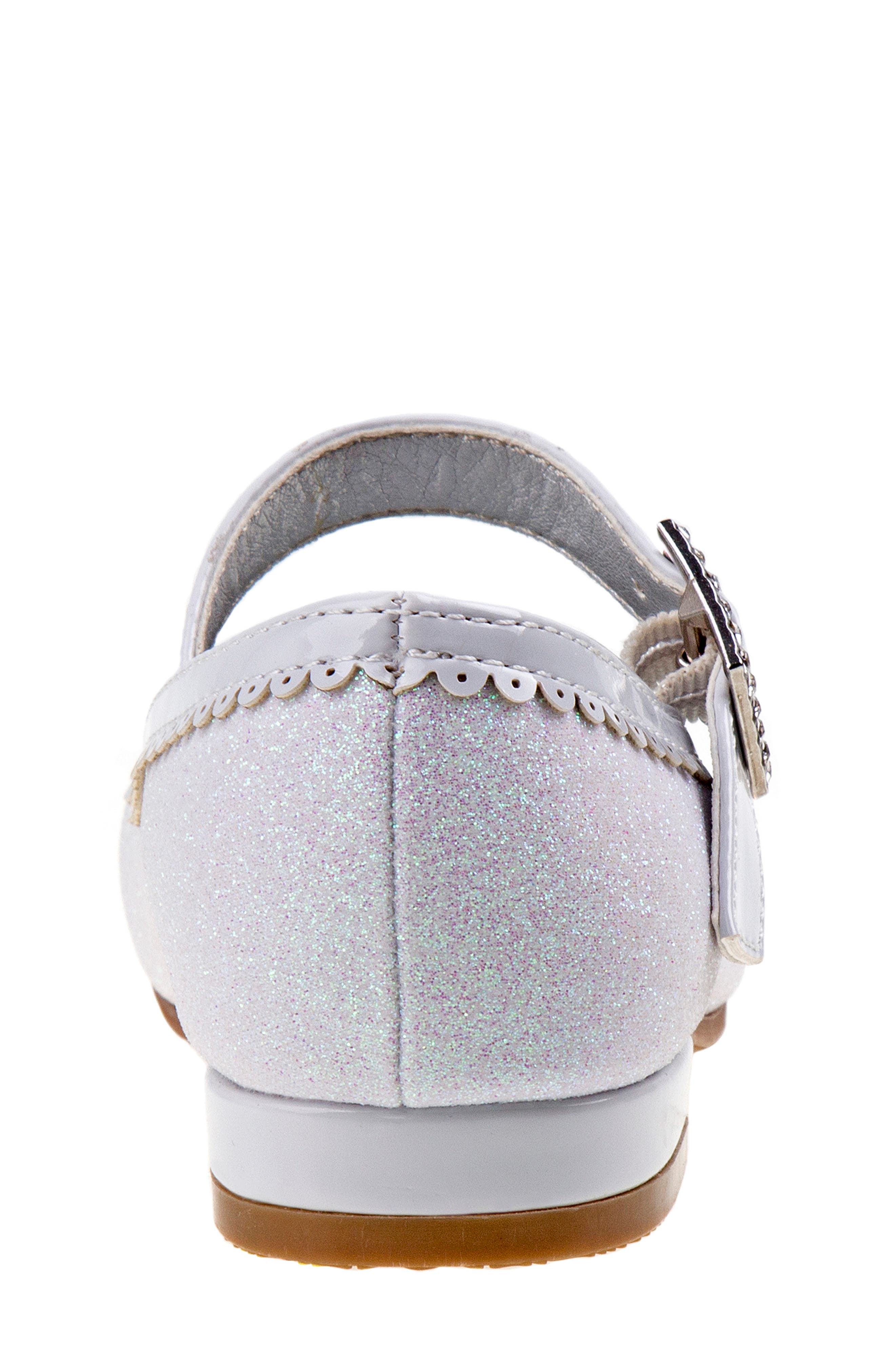 JOSMO Kids' Glitter Dress Shoe, Alternate, color, White Glitter