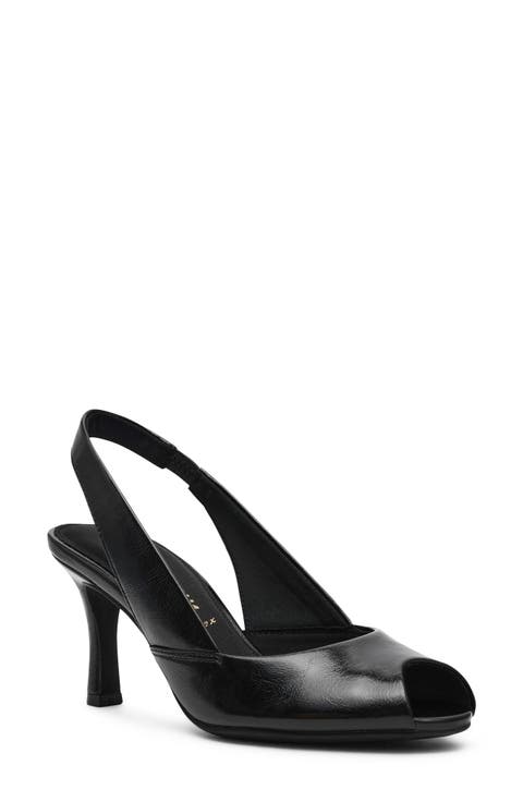 Jovi Slingback Peep Toe Pump (Women)