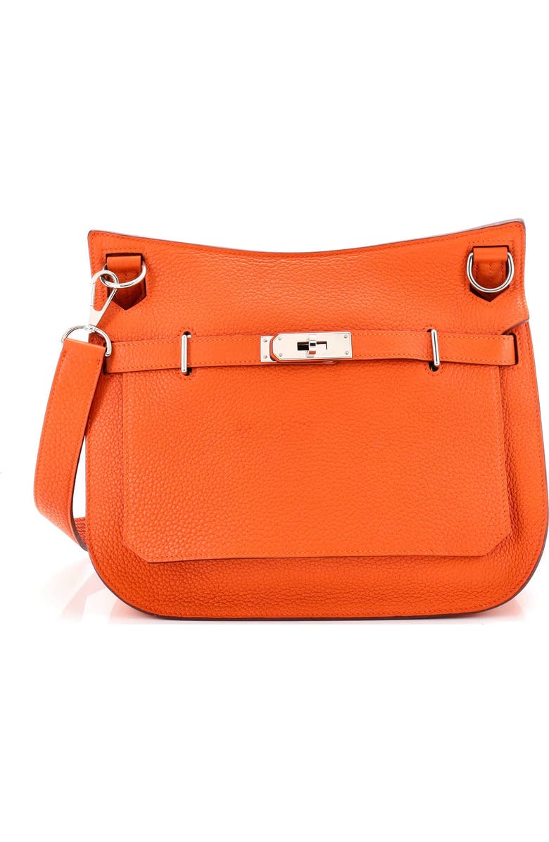 Pre-Owned Hermes Jypsiere Bag Clemence 28, Main, color, Orange H