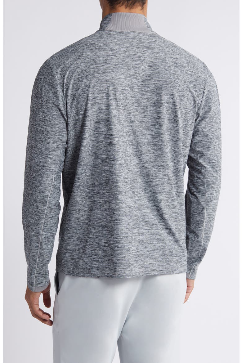 Sabino Quarter-Zip Performance Pullover, Alternate, color, HEATHER BLACK